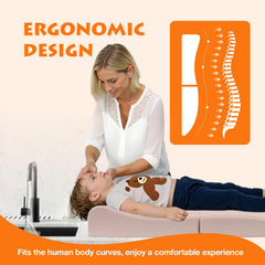 kyrgeu portable shampoo mat folded flat for compact storage and travel.