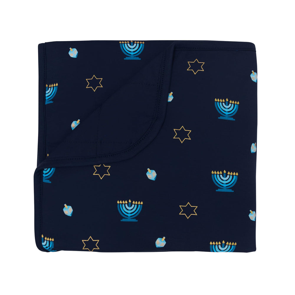 KYTE BABY blanket Hanukkah—soft bamboo rayon for year-round cuddling.