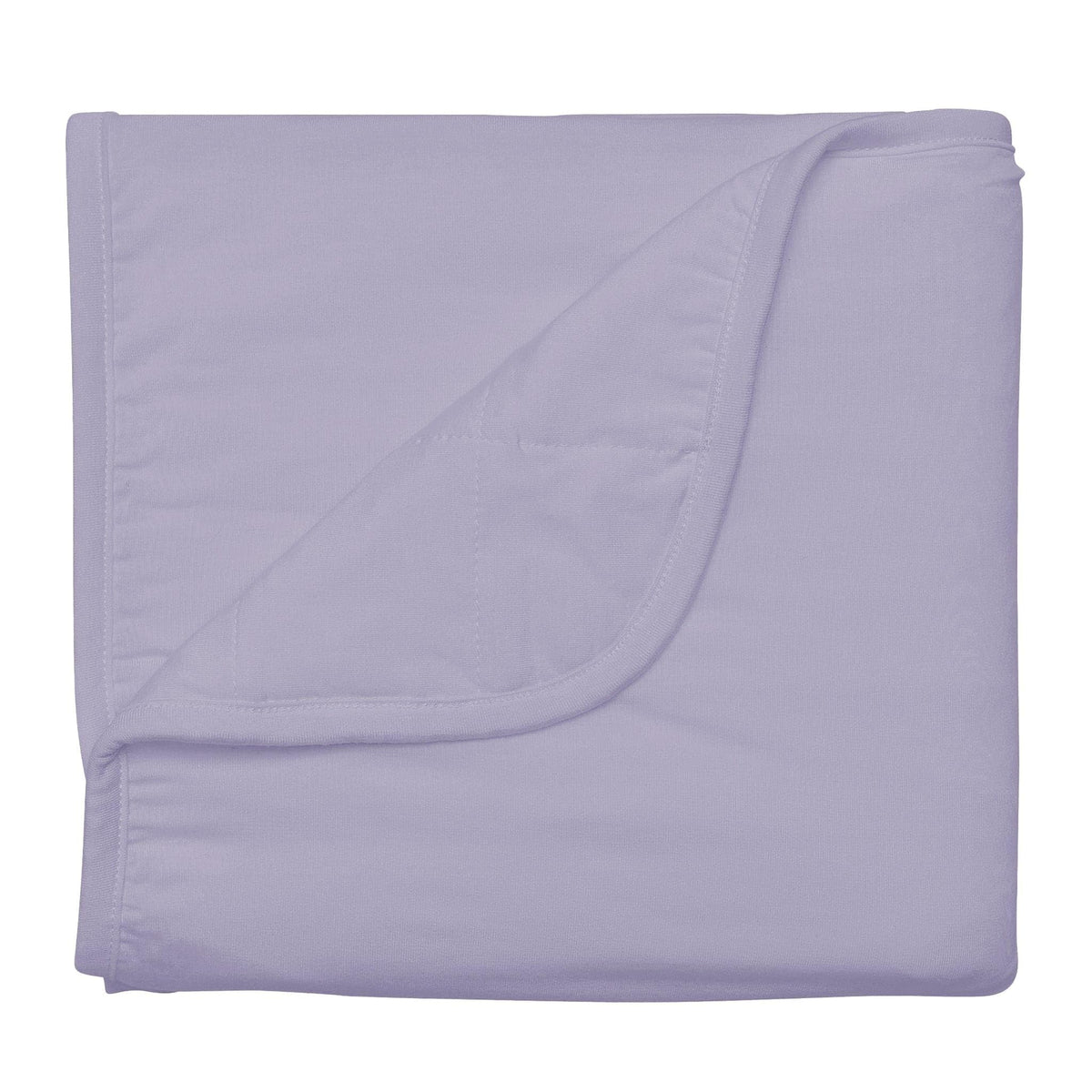 Kyte BABY blanket in Taro close-up shows plush bamboo rayon texture for cuddling.