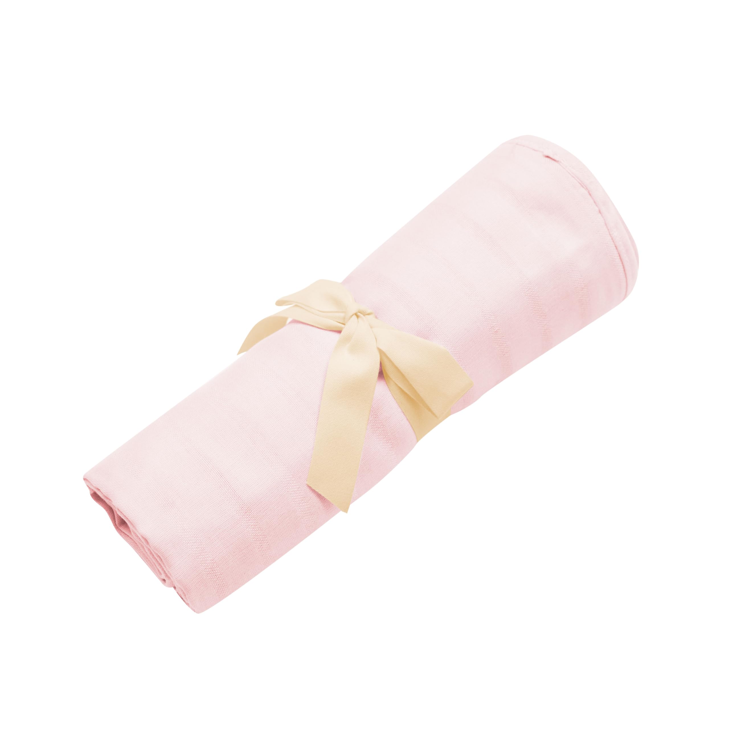 KYTE BABY Ballet swaddle blanket baby wrapped snugly demonstrates soothing sleep use.