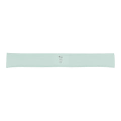 KYTE BABY bamboo bow sage closeup emphasizes soft rayon from bamboo texture for sensitive skin.