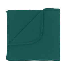 KYTE BABY Emerald baby blanket with soft bamboo rayon feel for year-round cuddling.