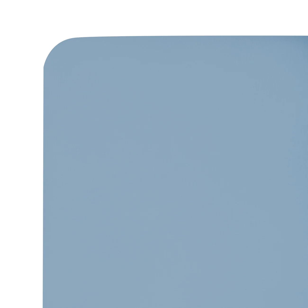 Kyte Baby slate crib sheet in nursery setting emphasizes easy-care, machine-washable fabric.
