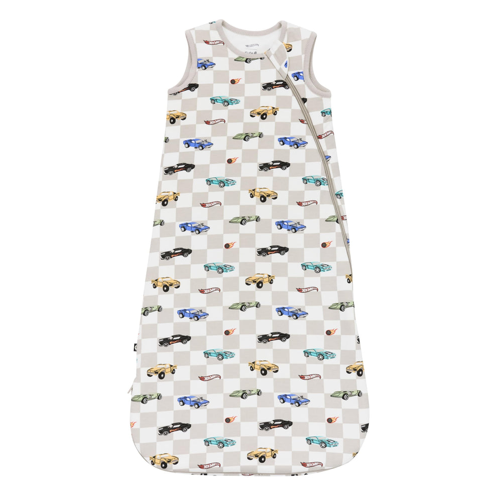 KYTE BABY sleep bag bamboo fabric closeup shows breathable material for a cooler night's sleep