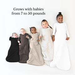 KYTE BABY sleep bag in a bedtime scene highlights breathability and comfort.