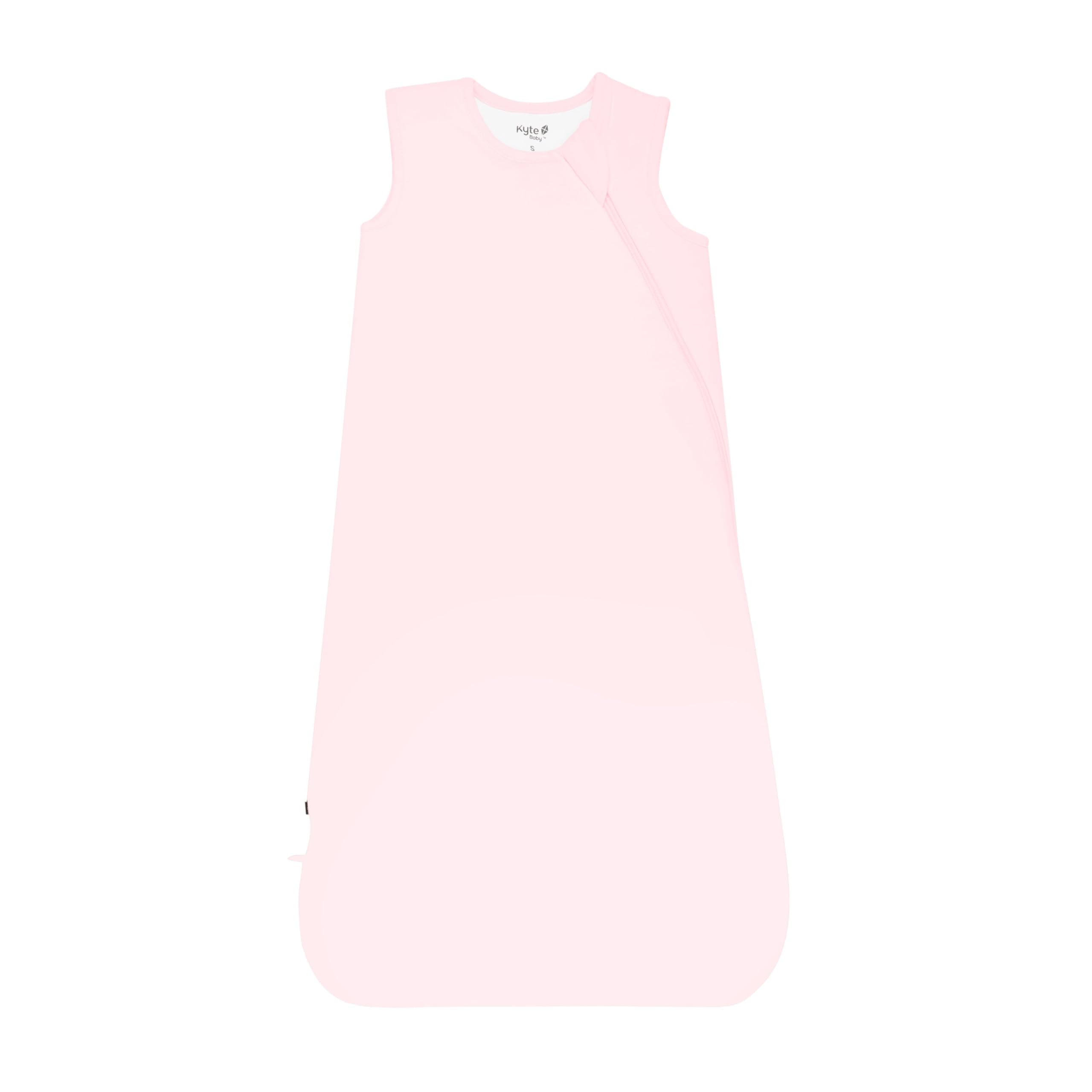 KYTE BABY sleep bag Sakura exterior fabric closeup shows breathable bamboo comfort.