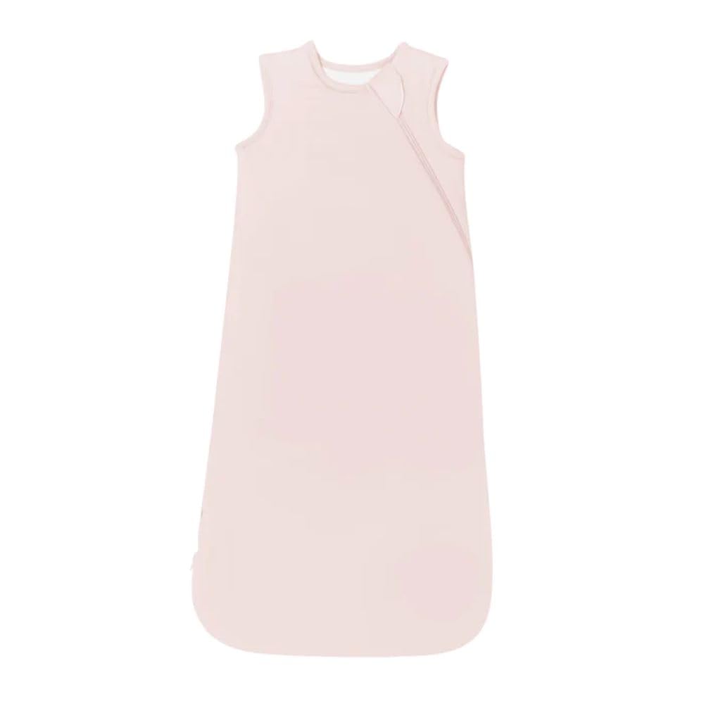 KYTE BABY sleep bag small blush front view shows soft breathable bamboo fabric for comfort.