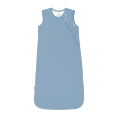 KYTE BABY sleep bag front view in slate shows breathable bamboo fabric for gentle comfort