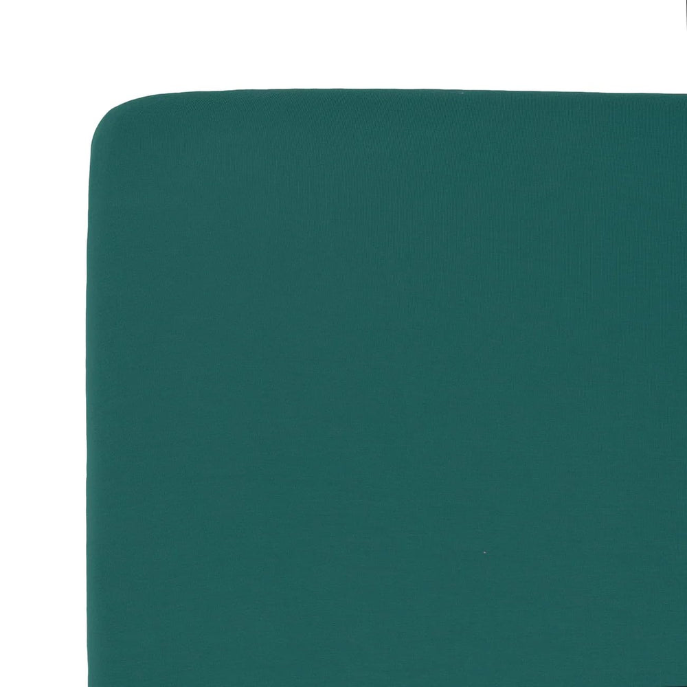 Kyte Baby Emerald close-up shows smooth bamboo fiber texture