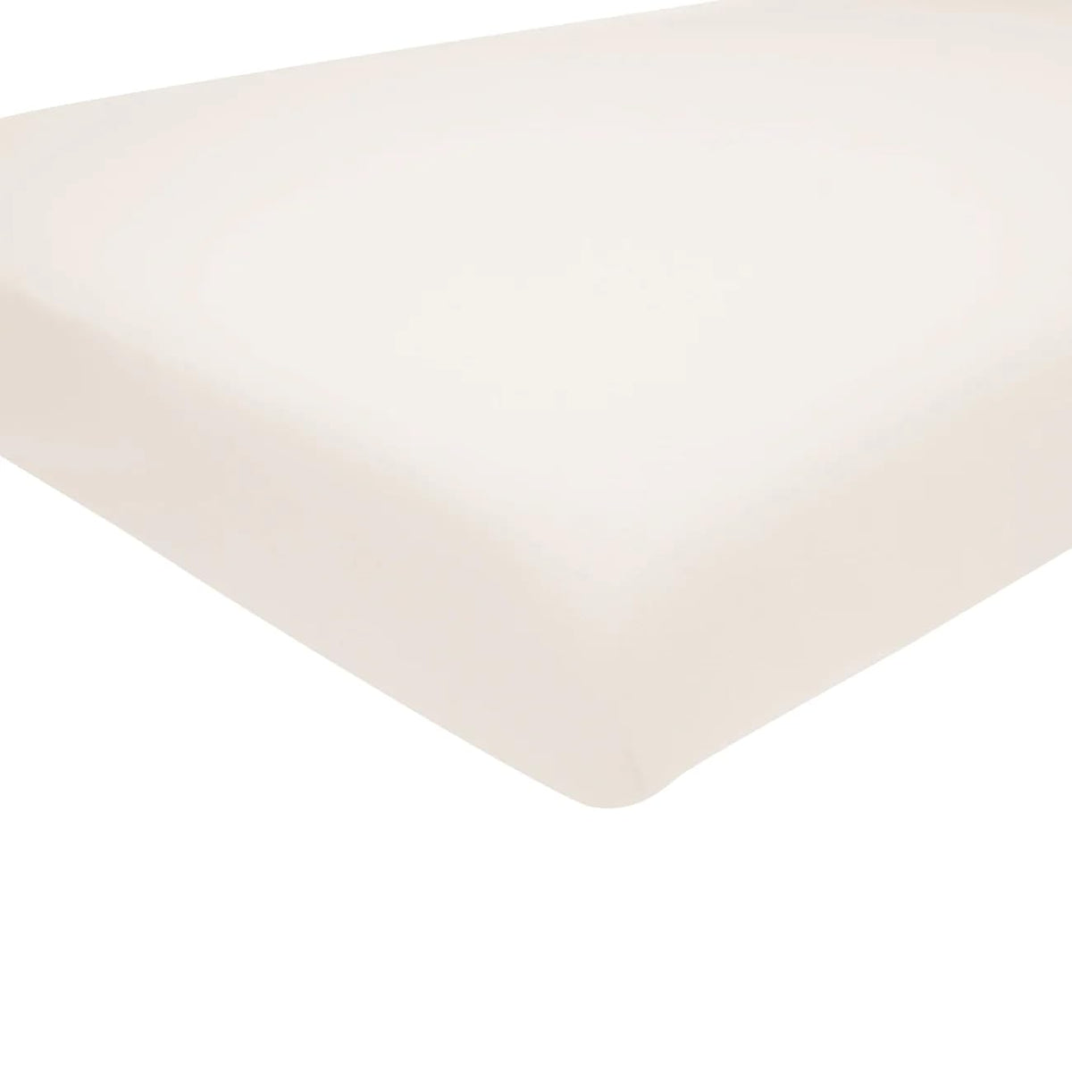 Kyte Baby soft crib sheet oat closeup reveals silky bamboo fabric for gentle skin feel