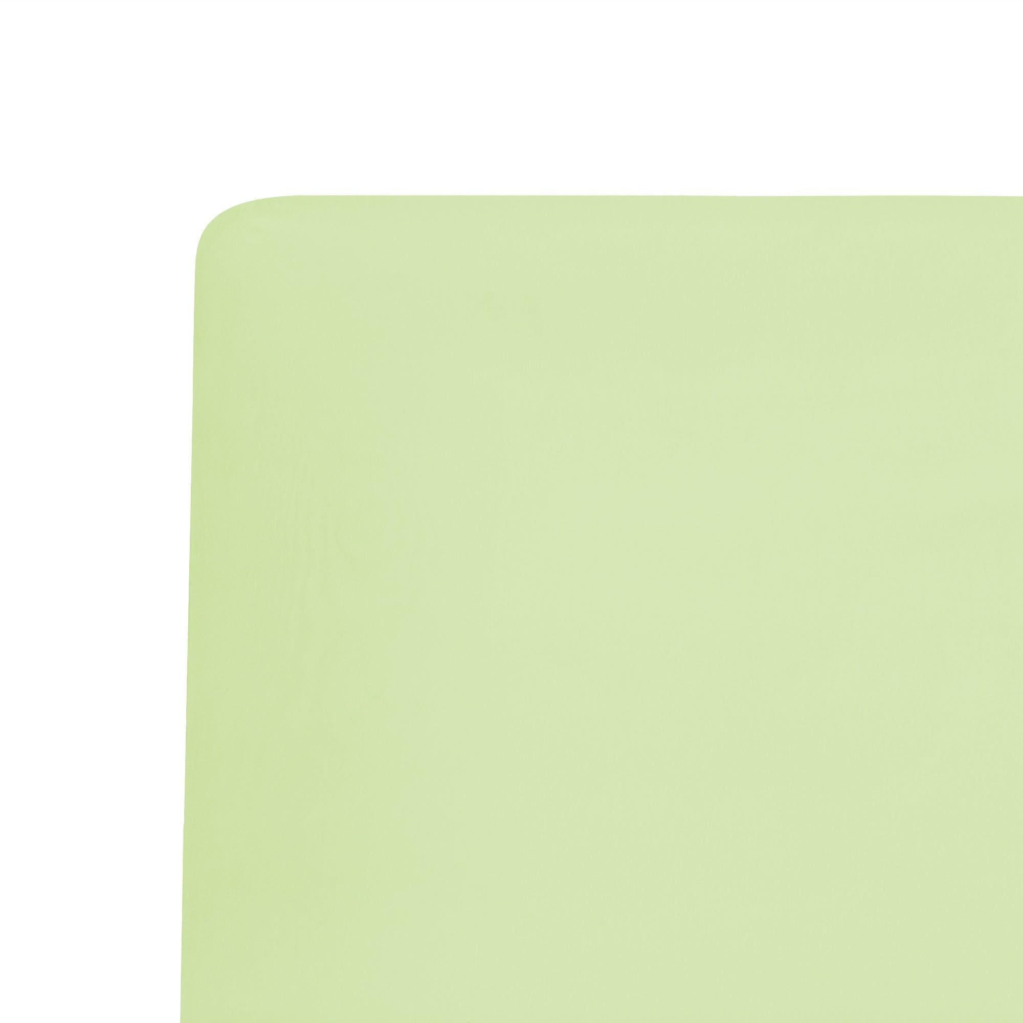Kyte Baby pistachio packaging highlights breathable bamboo rayon appeal for warm nights