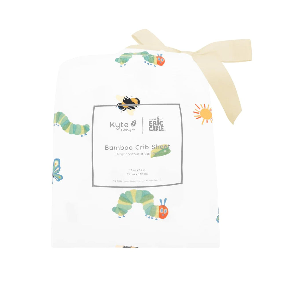 Kyte Baby Very Hungry Caterpillar design sheet for bedtime whimsy.