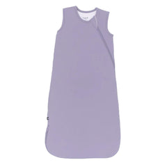 KYTE BABY taro sleep bag front view shows breathable bamboo fabric for comfortable sleep.