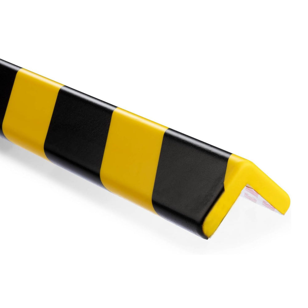 Kyvoria edge protector lshape yellow-black strip protects corners and walls in busy spaces