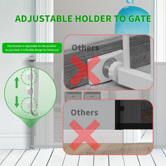 KYXAIN gate designed for indoor and outdoor use in busy homes.