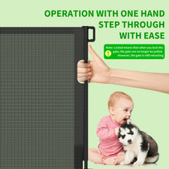 KYXAIN gate suits small to medium pets and children (10–40 lbs)