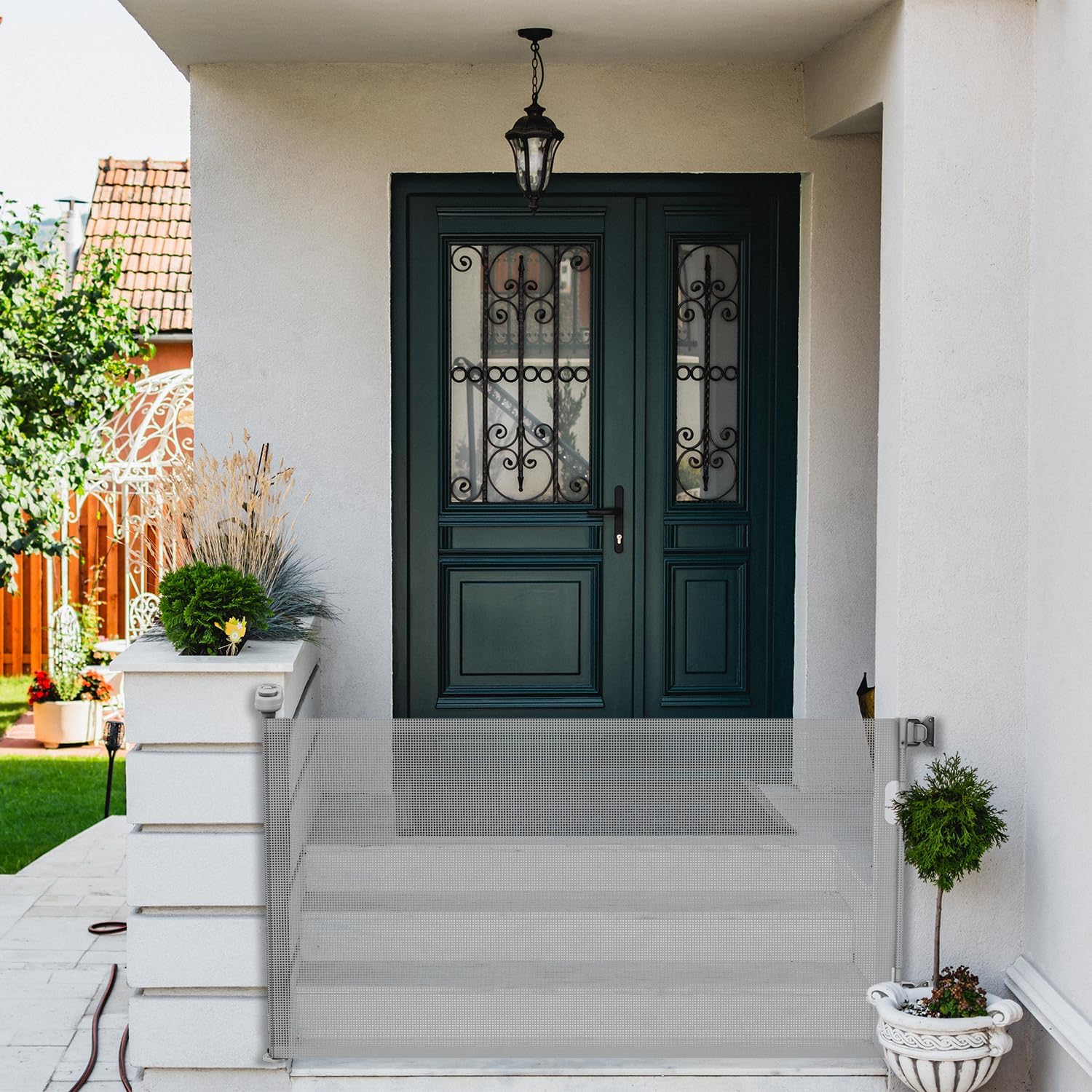 KYXAIN gate retracted-storage demonstrates compact form when not in use.