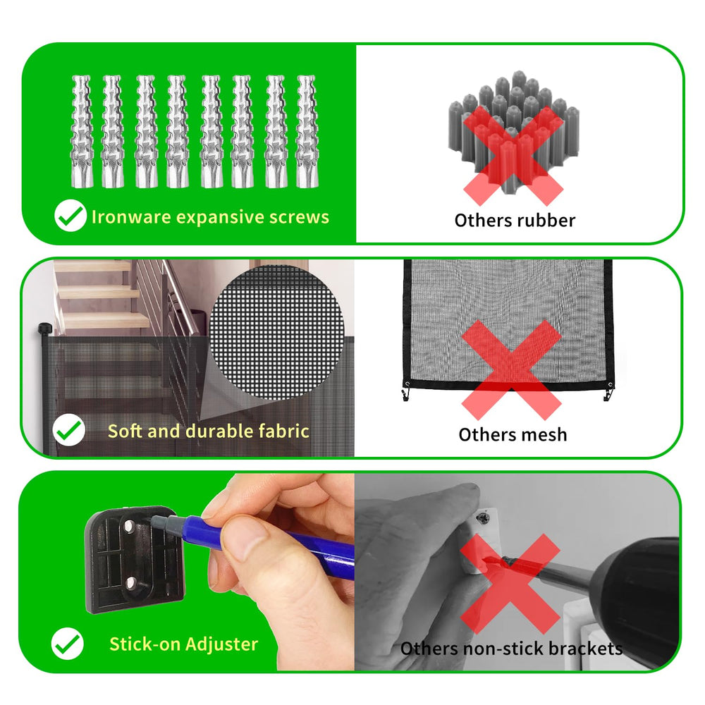 KYXAIN see-through mesh keeps supervision while the gate is open