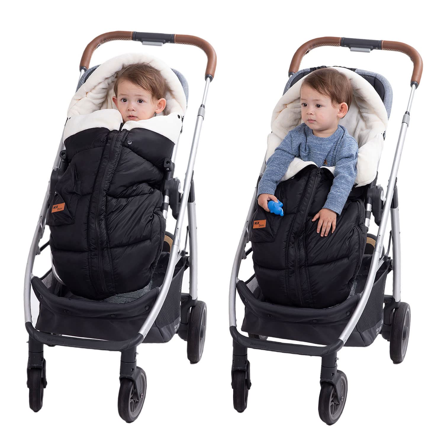 KZ Dotnz baby winter stroller blanket soft fleece interior for gentle warmth
