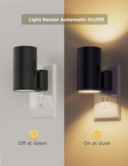 Dusk-to-dawn sensor on L LOHAS LED night light for auto-on at night