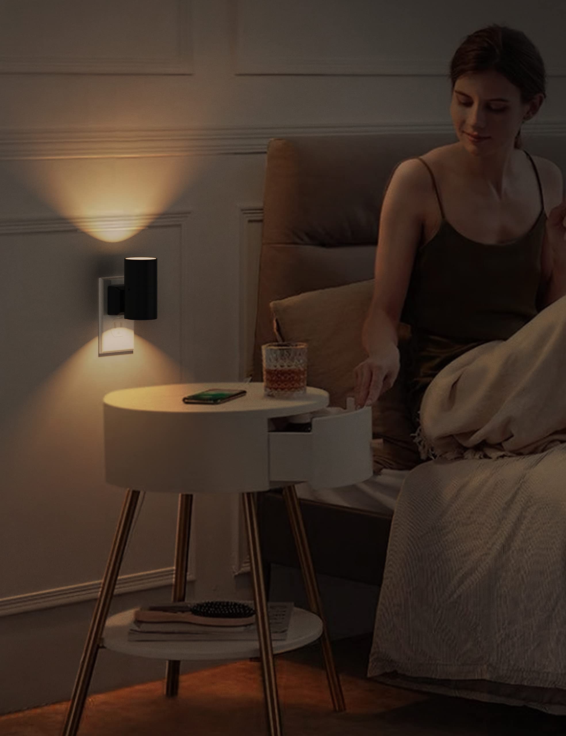 Easy plug-in setup for L LOHAS LED night lights