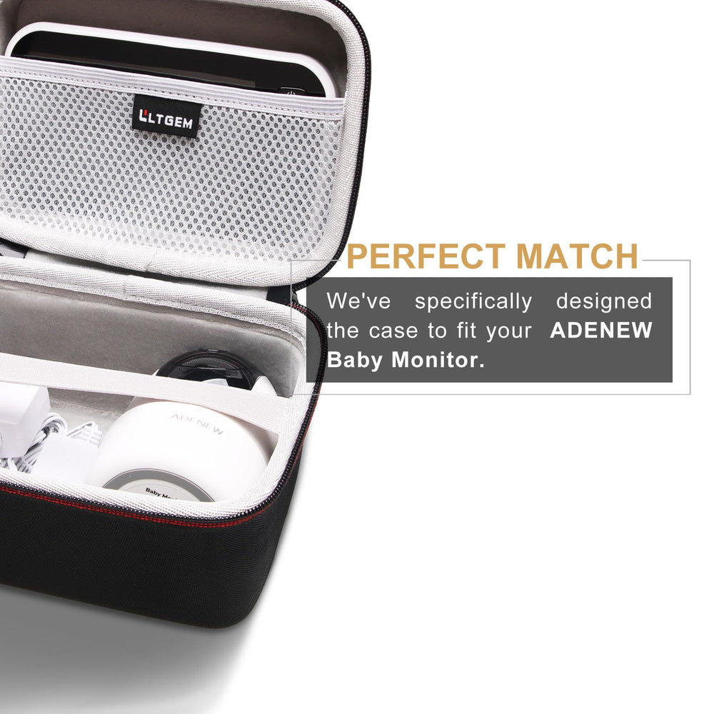 L LTGEM case features 360-degree zipper for smooth opening.