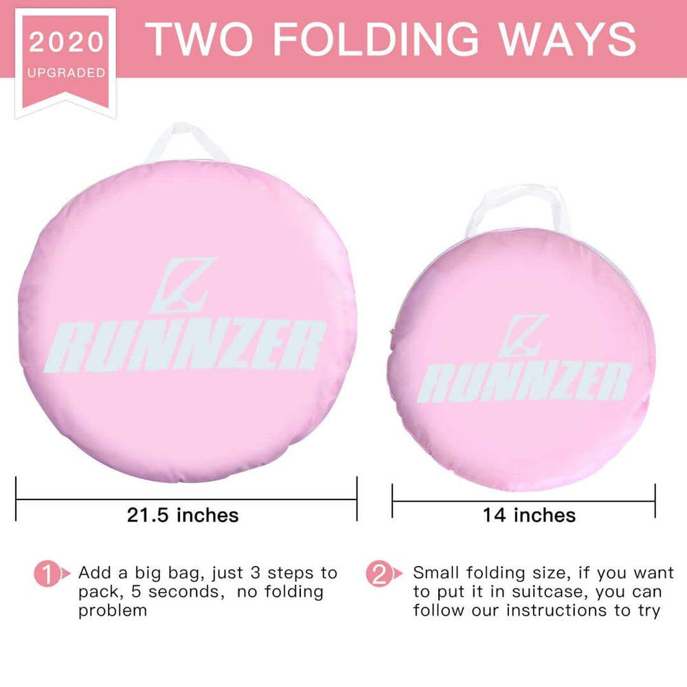 L RUNNZER Durable zippers offering quiet opening during naps