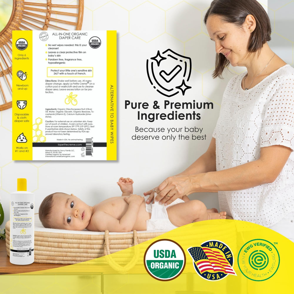 La Petite Creme bathroom shelf setup highlights easy, gentle daily care