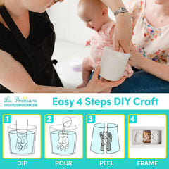 La Premura infant foot mold detail hints at a complete family memento.