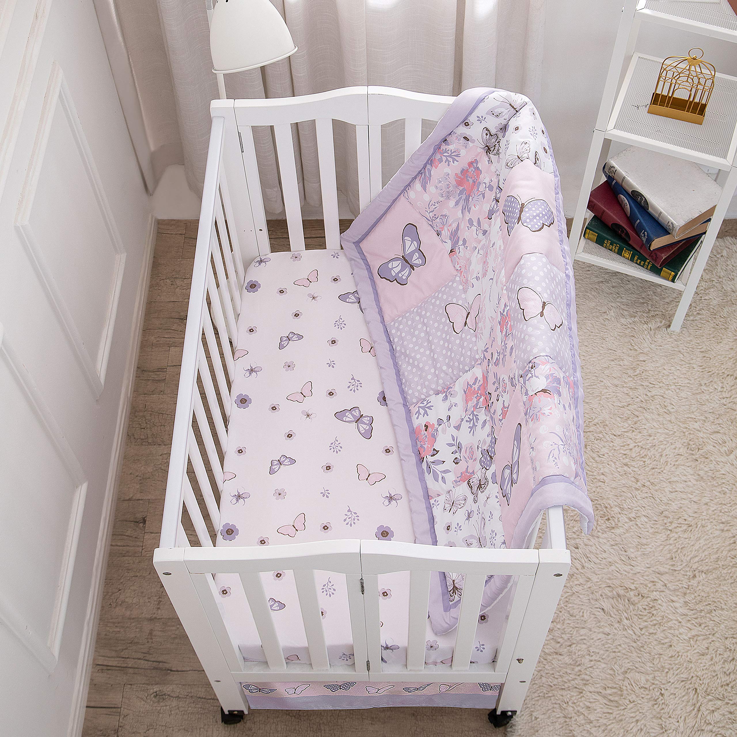 La Premura nursery bedding set makes a gift-ready option for baby showers.