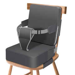 Laapee booster seat with backrest provides stable back support during meals
