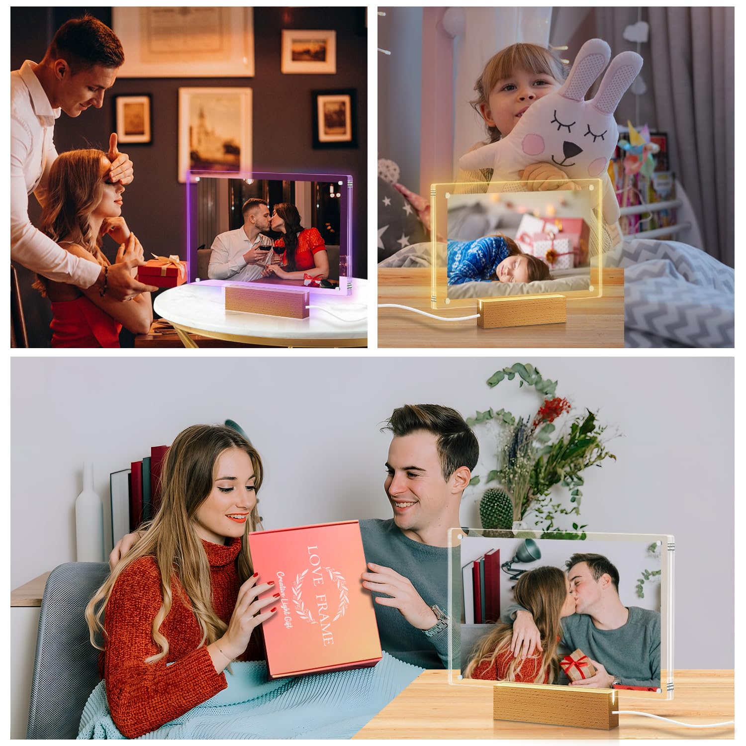 laapee uv protection acrylic material clear panels protect photos from fading