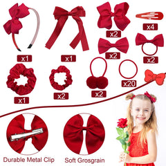 LACGO hair ponytail holder in Burgundy bundle provides secure, gentle hold for daily wear.