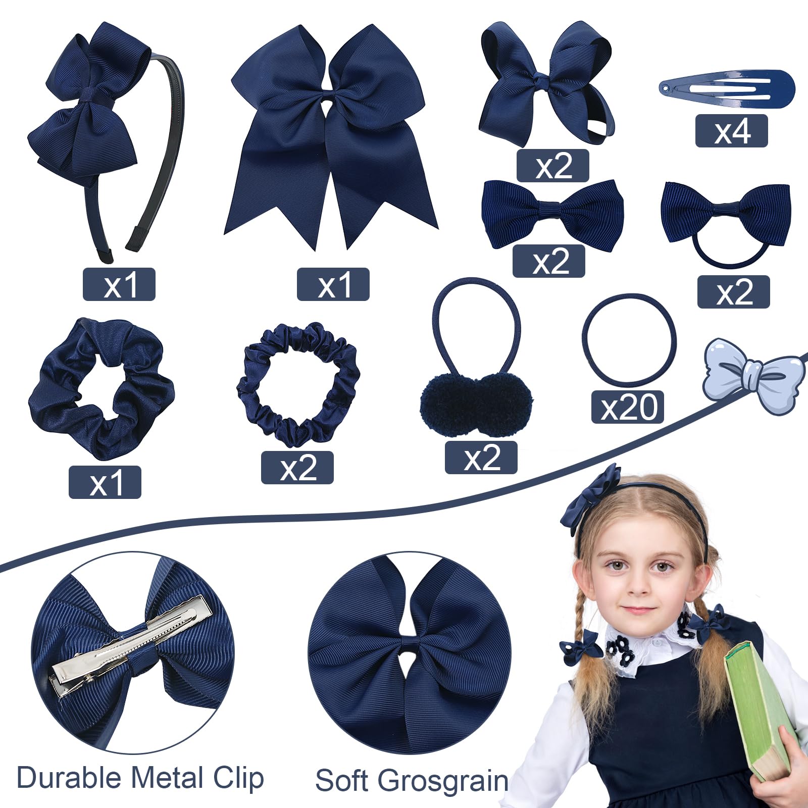 LACGO pack37 ponytail holder close-up highlighting secure grip for active days