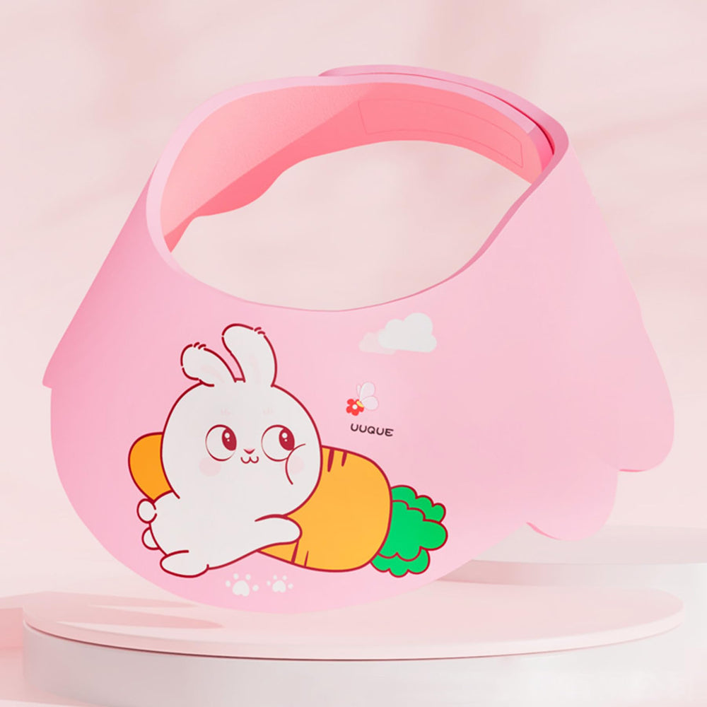 LADES baby shower cap face protection enables calm bath routines