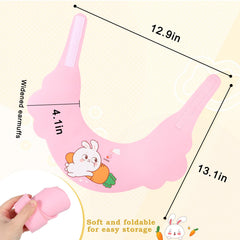 LADES baby shower cap non-collapsible design stays firm during rinsing