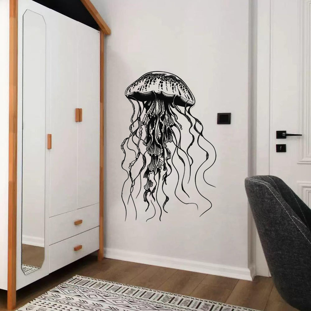 Ladinimo jellyfish decals create a soothing nursery mood and curiosity