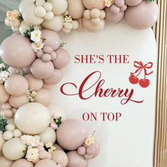 Ladinimo Bridal shower wall decal brightens photos and venue decor.