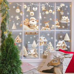Ladinimo reindeer window cling adds festive charm and quick seasonal makeover