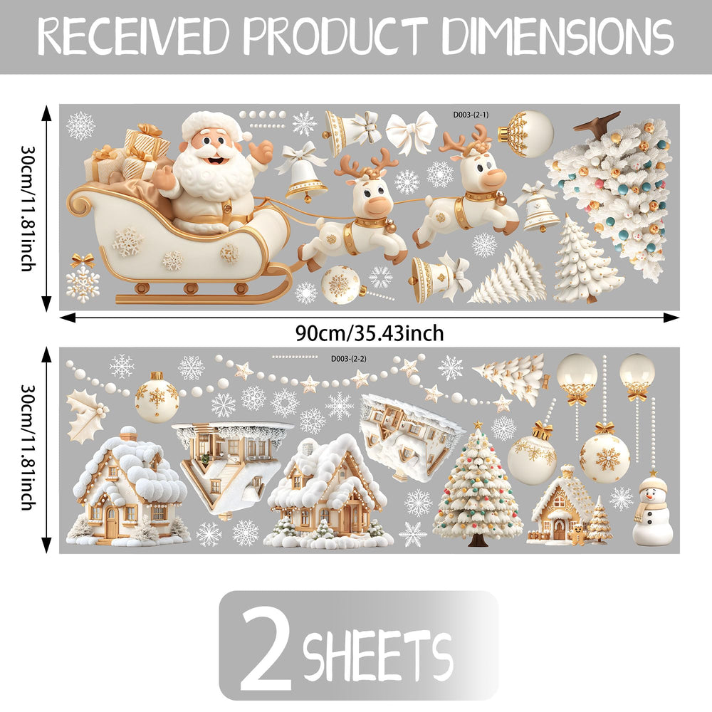 Ladinimo snowman window cling introduces playful winter vibes on glass surfaces