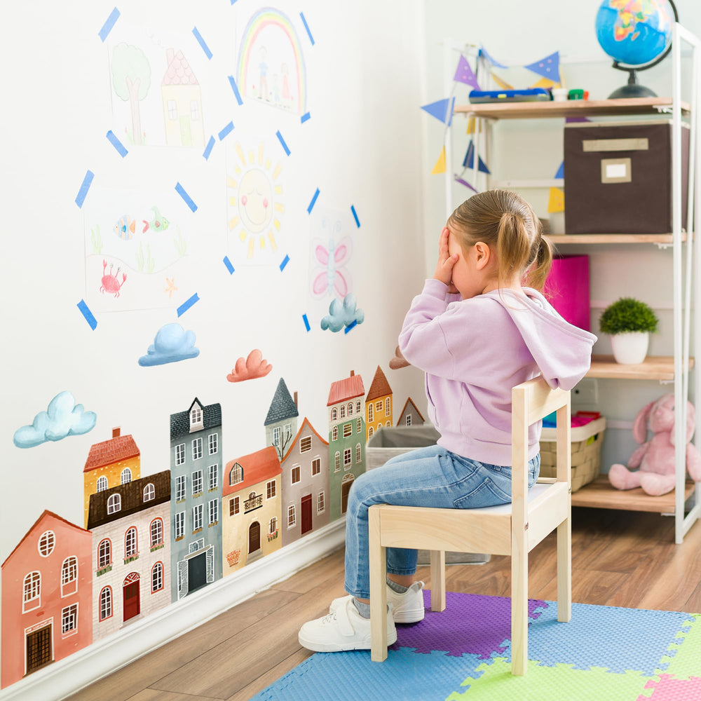 Ladinimo cloud wall sticker – soft accents for bedrooms and study areas.