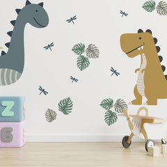 Ladinimo dinosaur palm tree decal 2 brightens nursery with playful scene