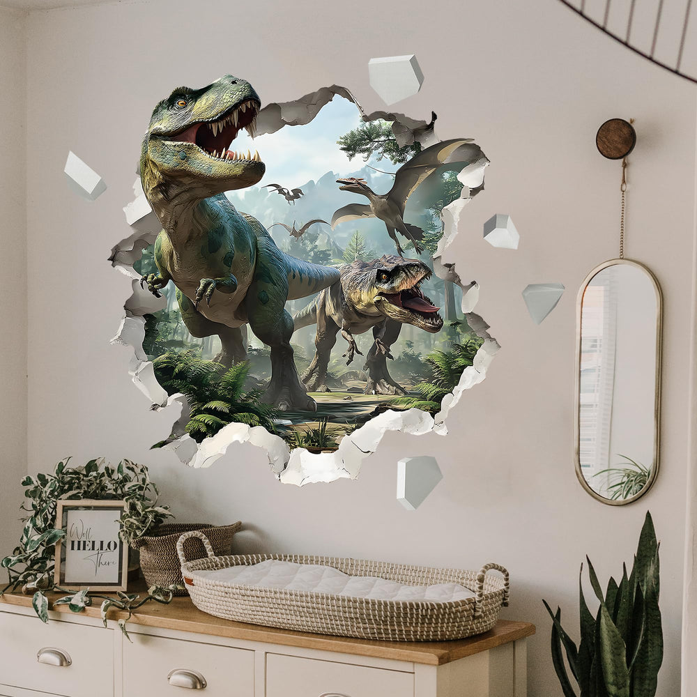 Ladinimo classroom dino wall decals spark curiosity while staying removable