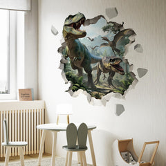 Ladinimo Jungle-scene close-up wall decals brighten nurseries with vibrant colors