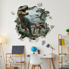 Ladinimo 3D dinosaur wall stickers brighten nursery walls with playful dinosaurs