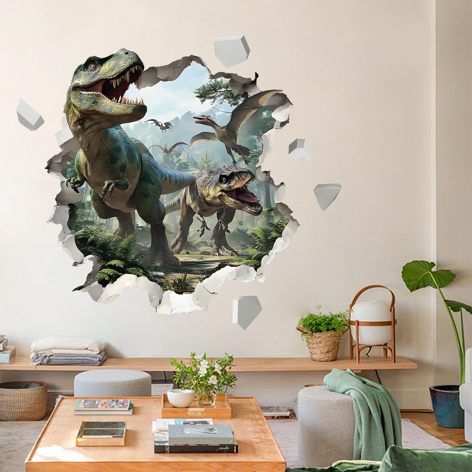 Ladinimo dinosaur wall decals transform playrooms into stories of prehistoric adventure
