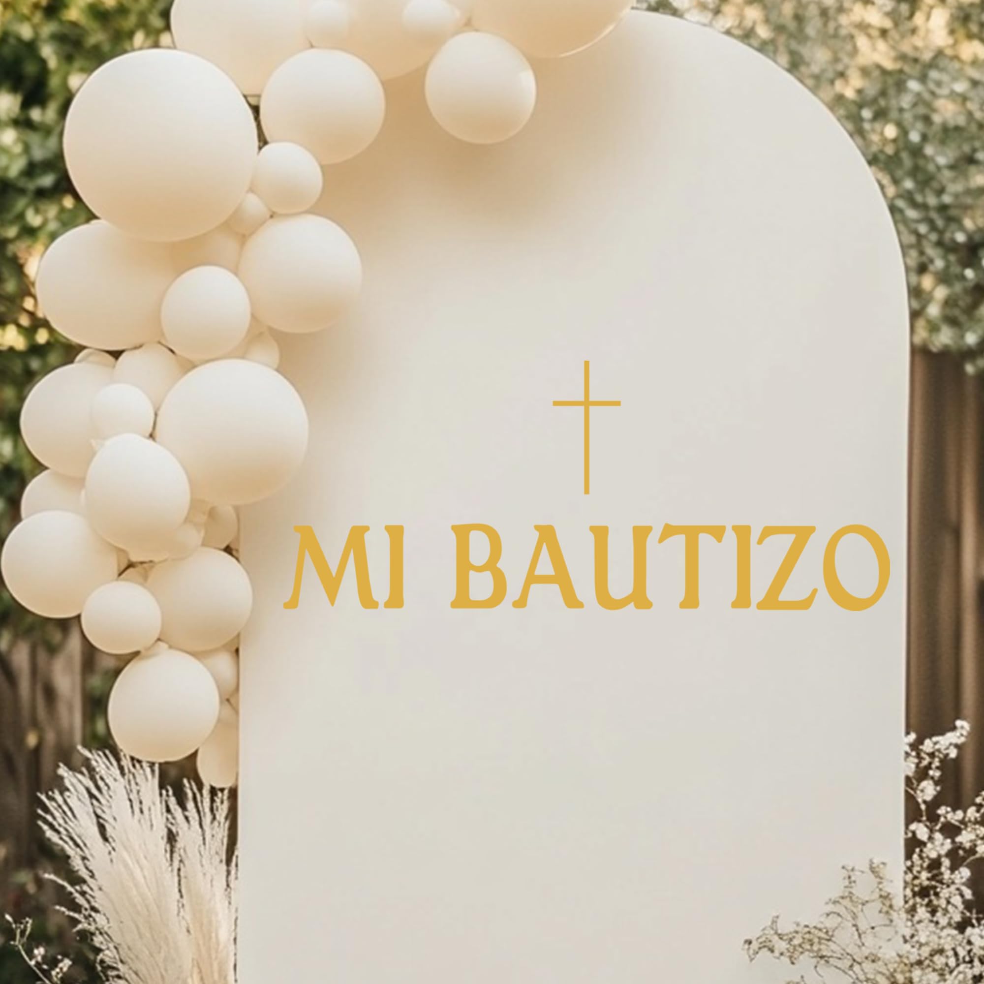 Ladinimo Mi Bautizo packaging-ready decal for easy setup