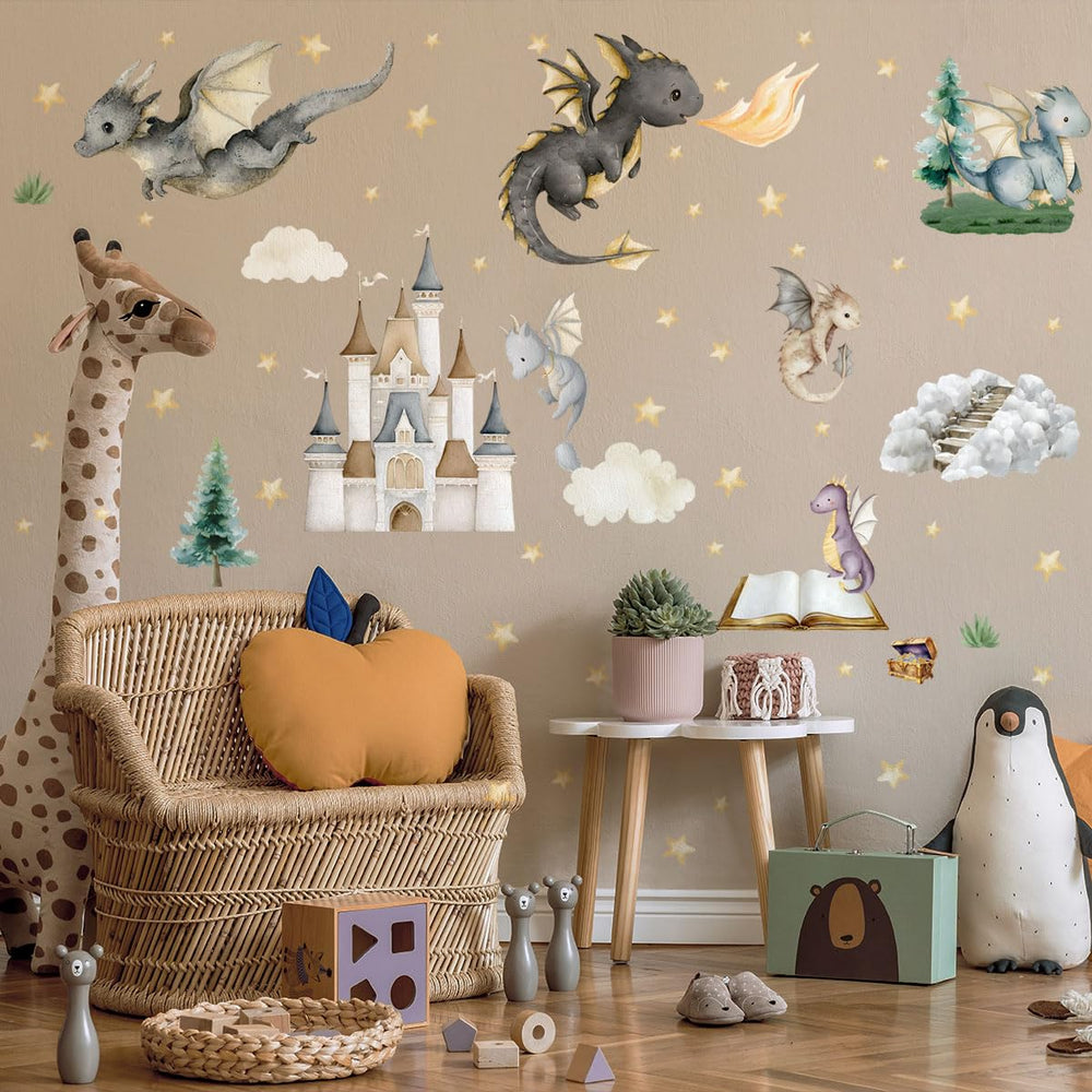 Ladinimo multicolor wall decal offers removable decor for flexible room styling