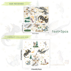 Ladinimo wall sticker white clouds stars fosters dreamy nursery ambiance