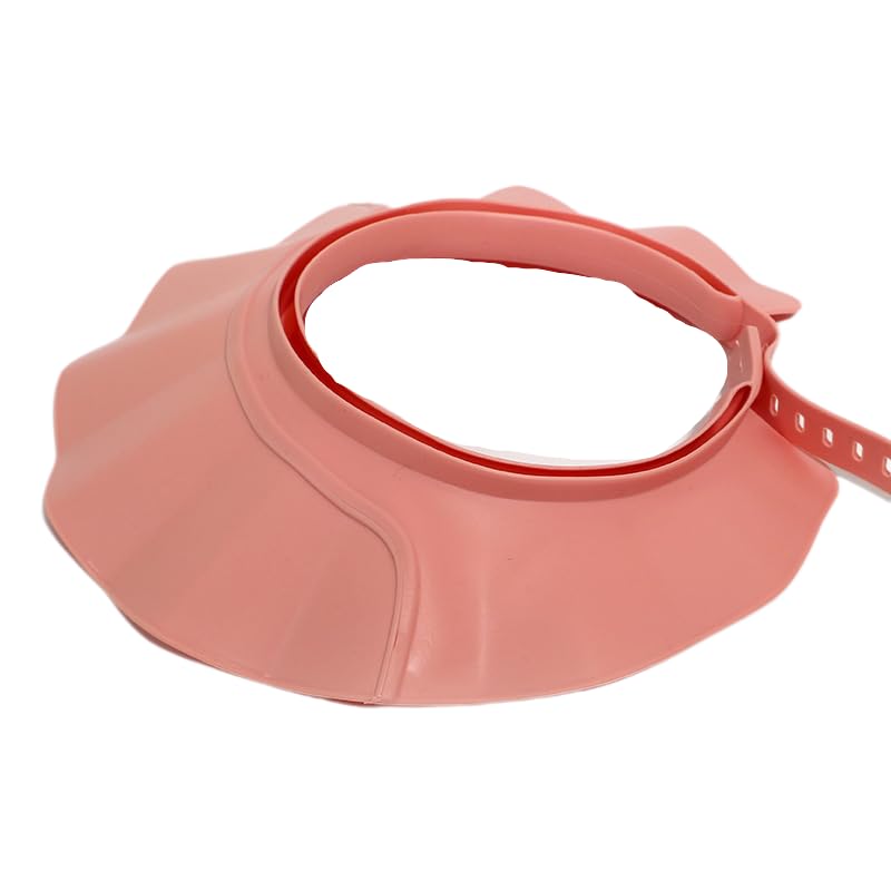 Lagnlnaoy shampoo cap shield with adjustable strap for secure, comfortable wash.